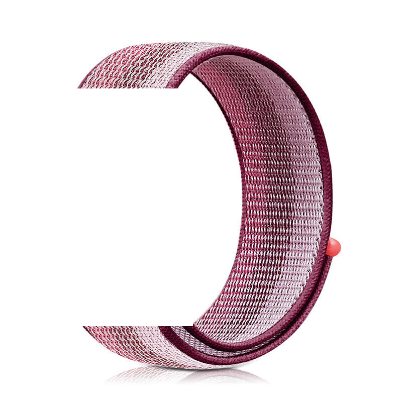 Fashion Smart Watch Braided Velcro Strap Nylon Loop for Apple iWatch - fashion smart watch braided velcro strap nylon