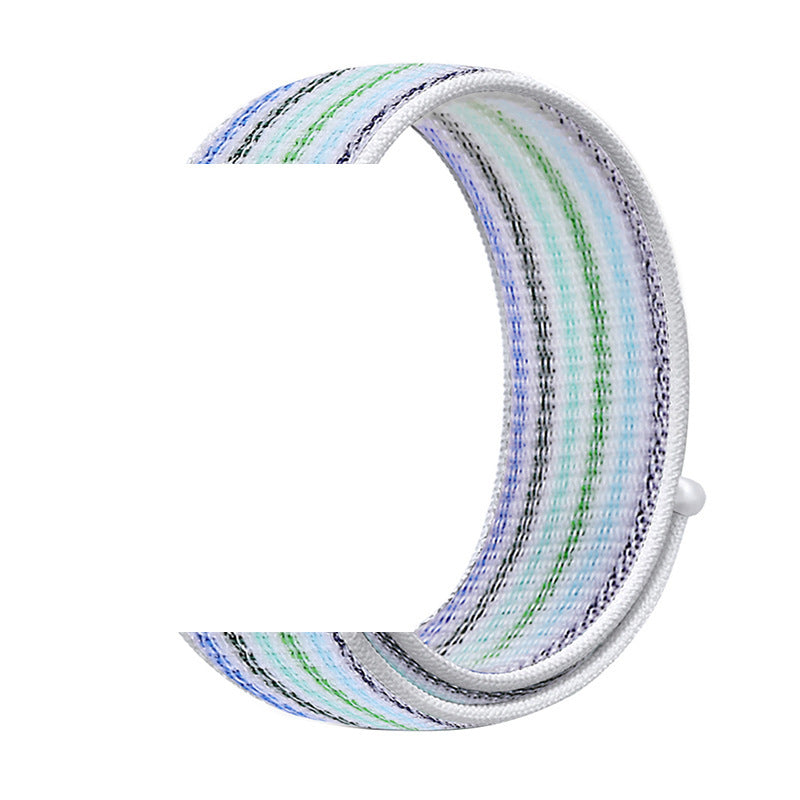 Fashion Smart Watch Braided Velcro Strap Nylon Loop for Apple iWatch - fashion smart watch braided velcro strap nylon