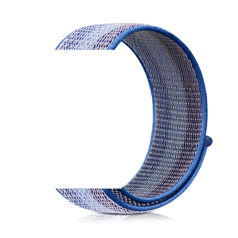 Fashion Smart Watch Braided Velcro Strap Nylon Loop for Apple iWatch - fashion smart watch braided velcro strap nylon