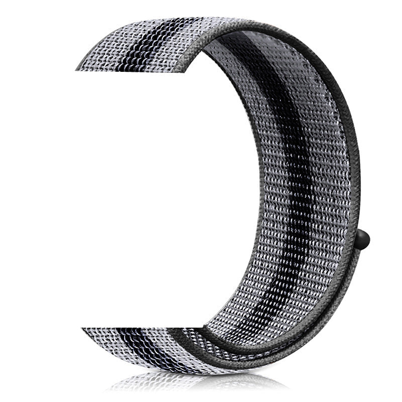 Fashion Smart Watch Braided Velcro Strap Nylon Loop for Apple iWatch - fashion smart watch braided velcro strap nylon