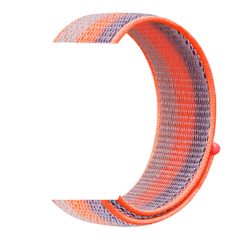 Fashion Smart Watch Braided Velcro Strap Nylon Loop for Apple iWatch - fashion smart watch braided velcro strap nylon