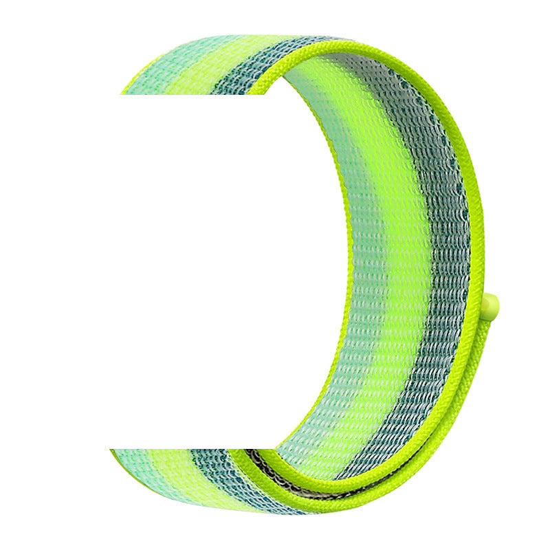 Fashion Smart Watch Braided Velcro Strap Nylon Loop for Apple iWatch - fashion smart watch braided velcro strap nylon