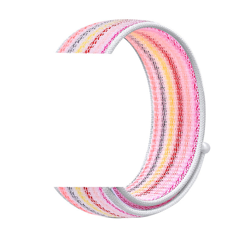 Fashion Smart Watch Braided Velcro Strap Nylon Loop for Apple iWatch - fashion smart watch braided velcro strap nylon