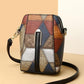 Fashion Soft Leather Bag with Stitching Shoulder Strap for Daily - Teleplus fashion soft leather stitching shoulder