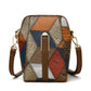 Fashion Soft Leather Bag with Stitching Shoulder Strap for Daily - Teleplus fashion soft leather stitching shoulder