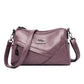 Fashion Soft Leather Crossbody Bag with Durable Polyester Lining - Teleplus fashion soft leather shoulder crossbody bag