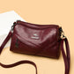 Fashion Soft Leather Crossbody Bag with Durable Polyester Lining - Teleplus fashion soft leather shoulder crossbody bag