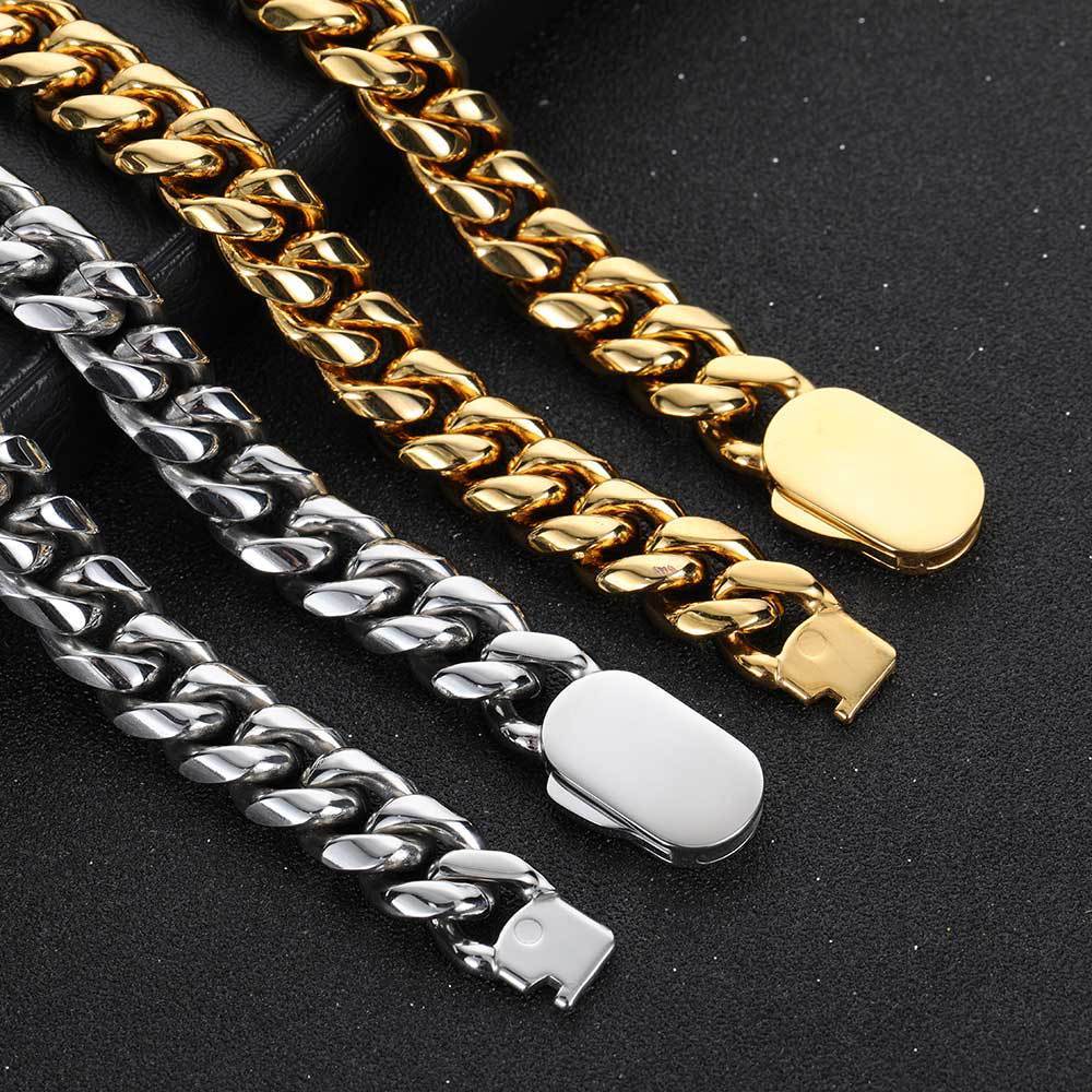 Fashion Spring Fastener Stainless Steel Bracelet - Fashion Spring Fastener Stainless Steel Bracelet 10mm