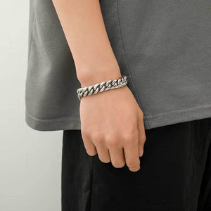 Fashion Spring Fastener Stainless Steel Bracelet - Fashion Spring Fastener Stainless Steel Bracelet 10mm