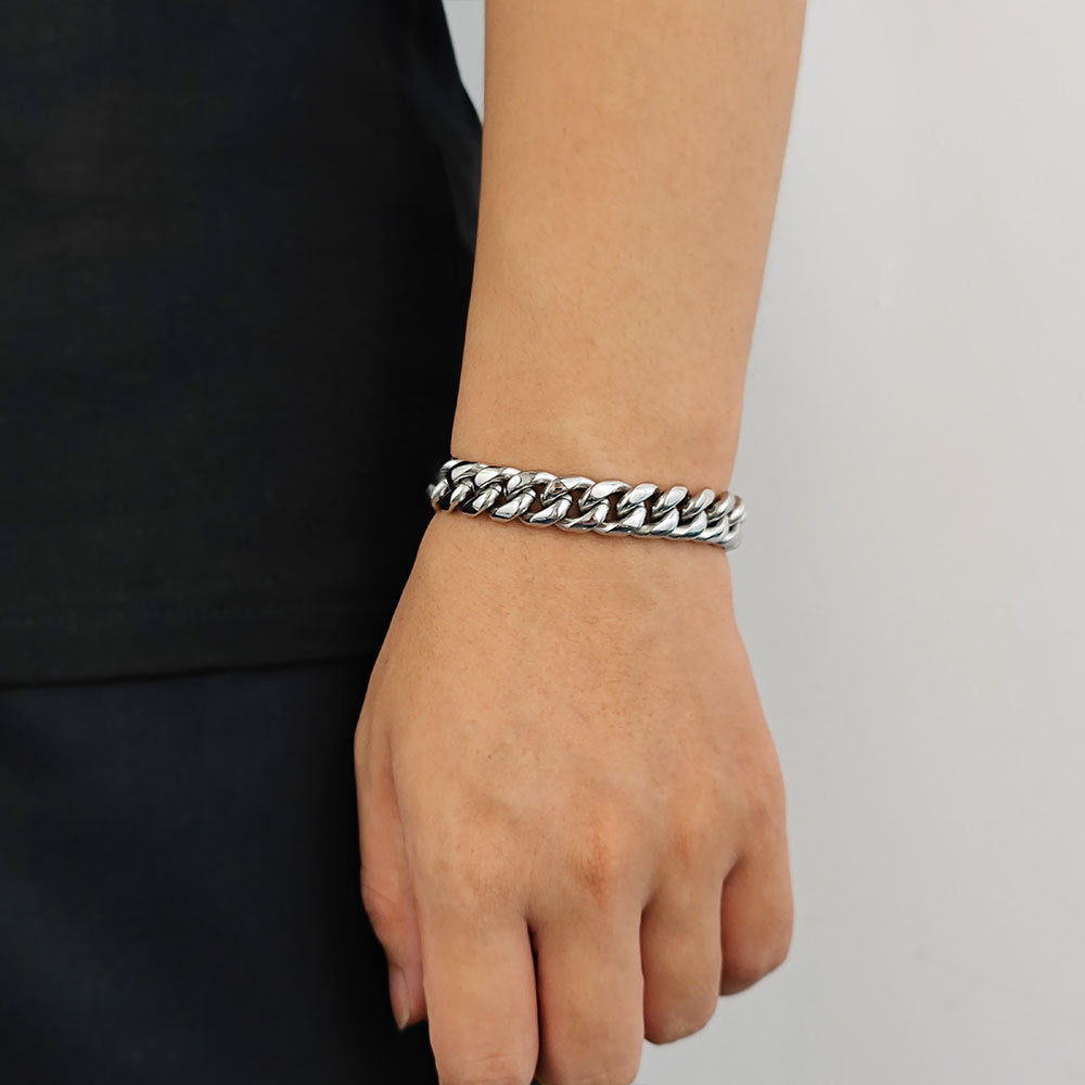 Fashion Spring Fastener Stainless Steel Bracelet - Fashion Spring Fastener Stainless Steel Bracelet 10mm