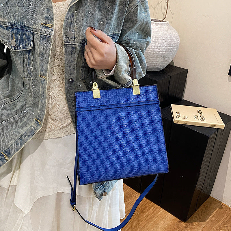 Fashion Stone Pattern Handbag with Multiple Color Options and Crossbody Strap - fashion stone pattern handbag