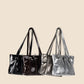 Fashion Summer Commute Tote with Polyester Lining and Internal Zipper - Teleplus fashion summer commute style tote