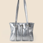 Fashion Summer Commute Tote with Polyester Lining and Internal Zipper - Teleplus fashion summer commute style tote