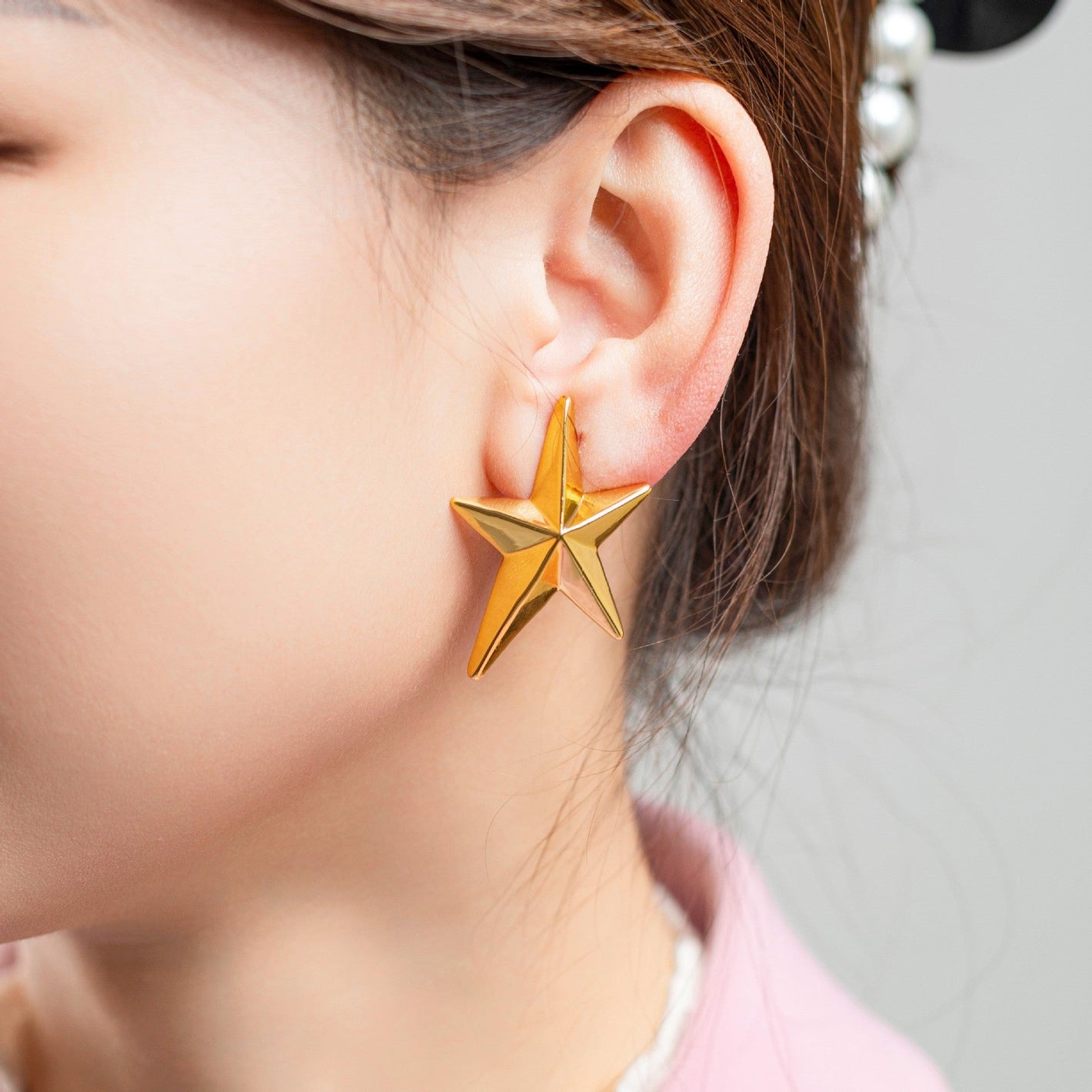 Gold and Platinum Electroplated Star Ear Clips for United States Buyers - Earrings So Fancy Even Is Jealous of united