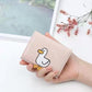 Fashionable PU Leather Coin Purse with Colorful Duck Pattern for the United States - Chic Card Hoarders at 70