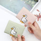 Fashionable PU Leather Coin Purse with Colorful Duck Pattern for the United States - Chic Card Hoarders at 70