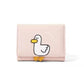 Fashionable PU Leather Coin Purse with Colorful Duck Pattern for the United States - Chic Card Hoarders at 70