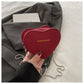 Fashionable Retro Mini Heart Shape Bag with Chain and Sandwich Pockets - Teleplus fashionable retro mini chain heart
