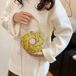 Fashionable Sequins Shoulder Bag Heart Shape Crossbody for Party Stylish Carry - fashionable sequins shoulder bag retro