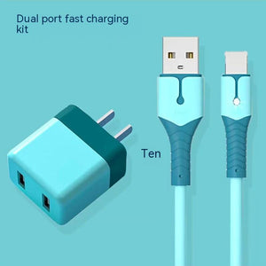 Fast Charging USB C and Micro Cable 1.0M for United States Devices - Charge Your Phone Faster With A Round Mouth united