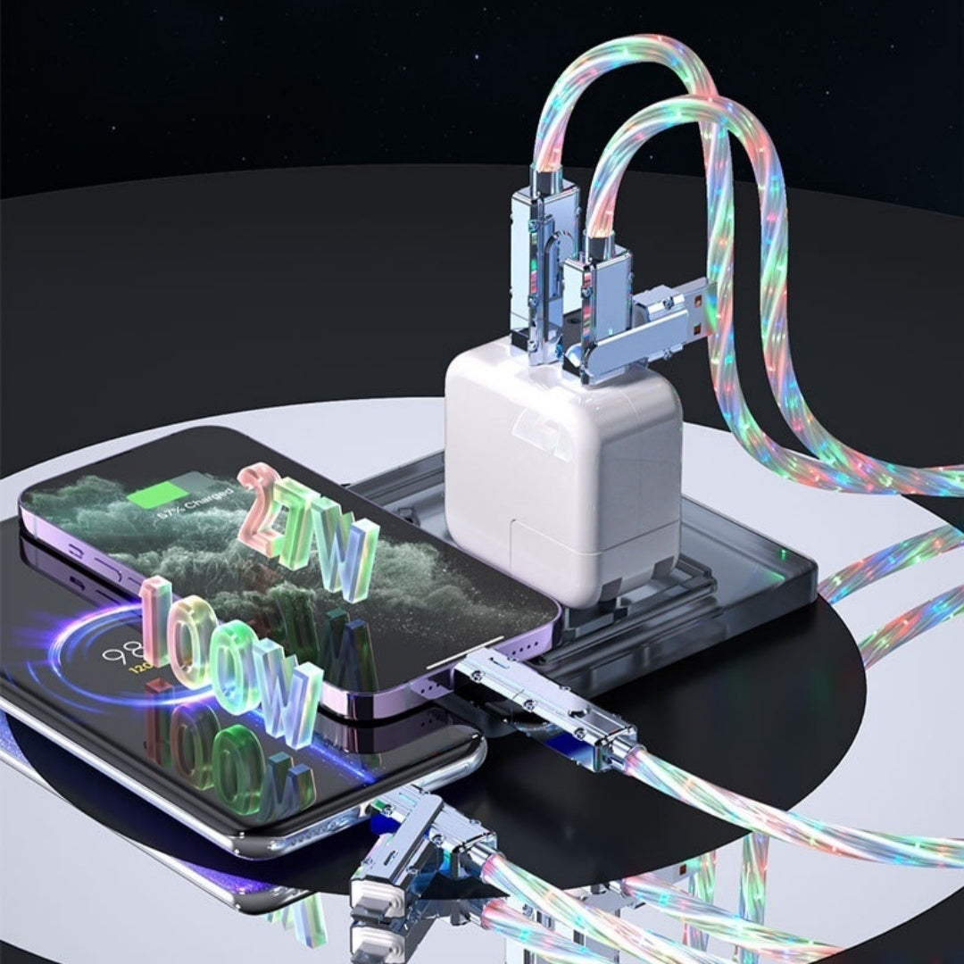 Fast Charging USB Cables for United States Devices with CHF CHIF Compatibility - Fairy Dust Star Sky Cable Magic united