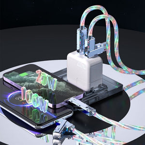 Fast Charging USB Cables for United States Devices with CHF CHIF Compatibility - Fairy Dust Star Sky Cable Magic united