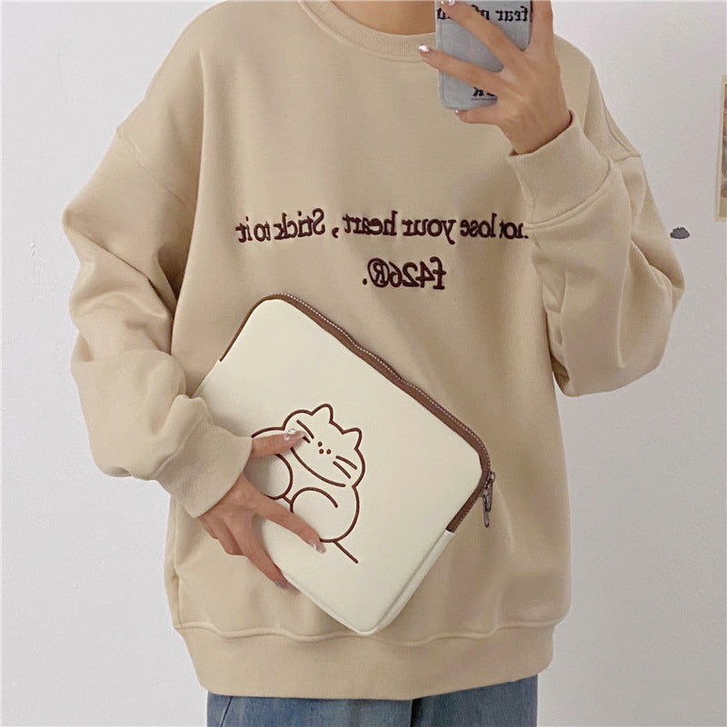 Fat Cat and Sleepy Small Large Nylon Zipper Pet Carrier Bag - Teleplus fat cat small sleepy large