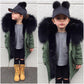 Faux Fur Coat for Women in Cotton Adjustable Sizes Elegant Style - Teleplus faux fur coat