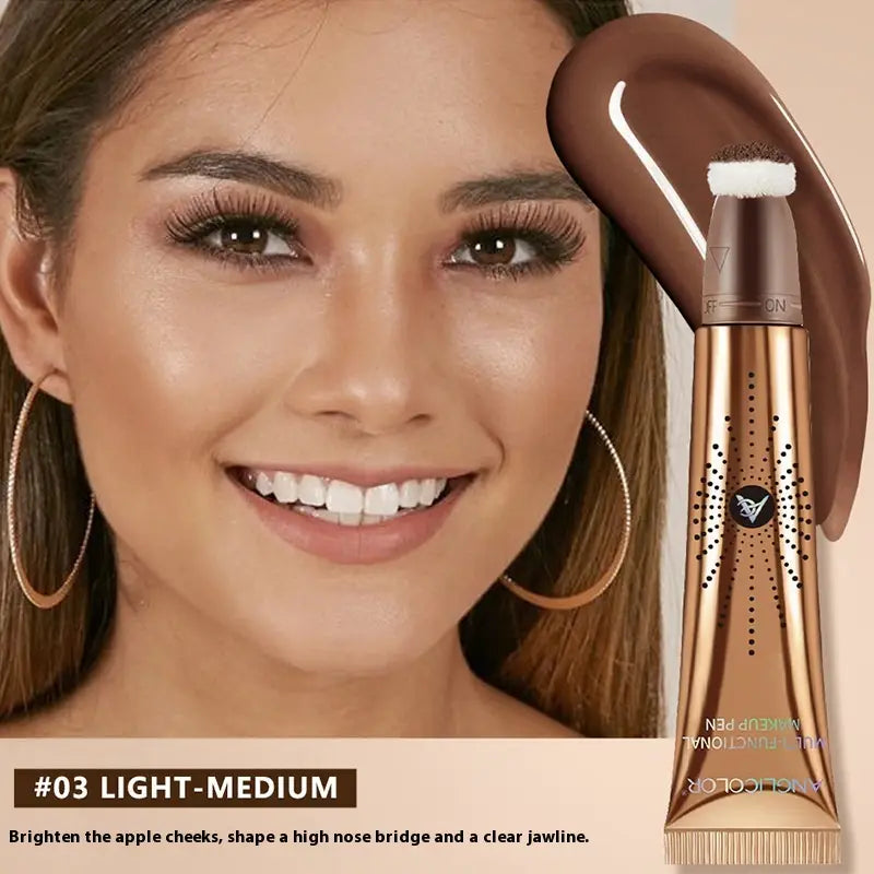 Waterproof Makeup Face Concealer Set for Highlight Contour and Brightening