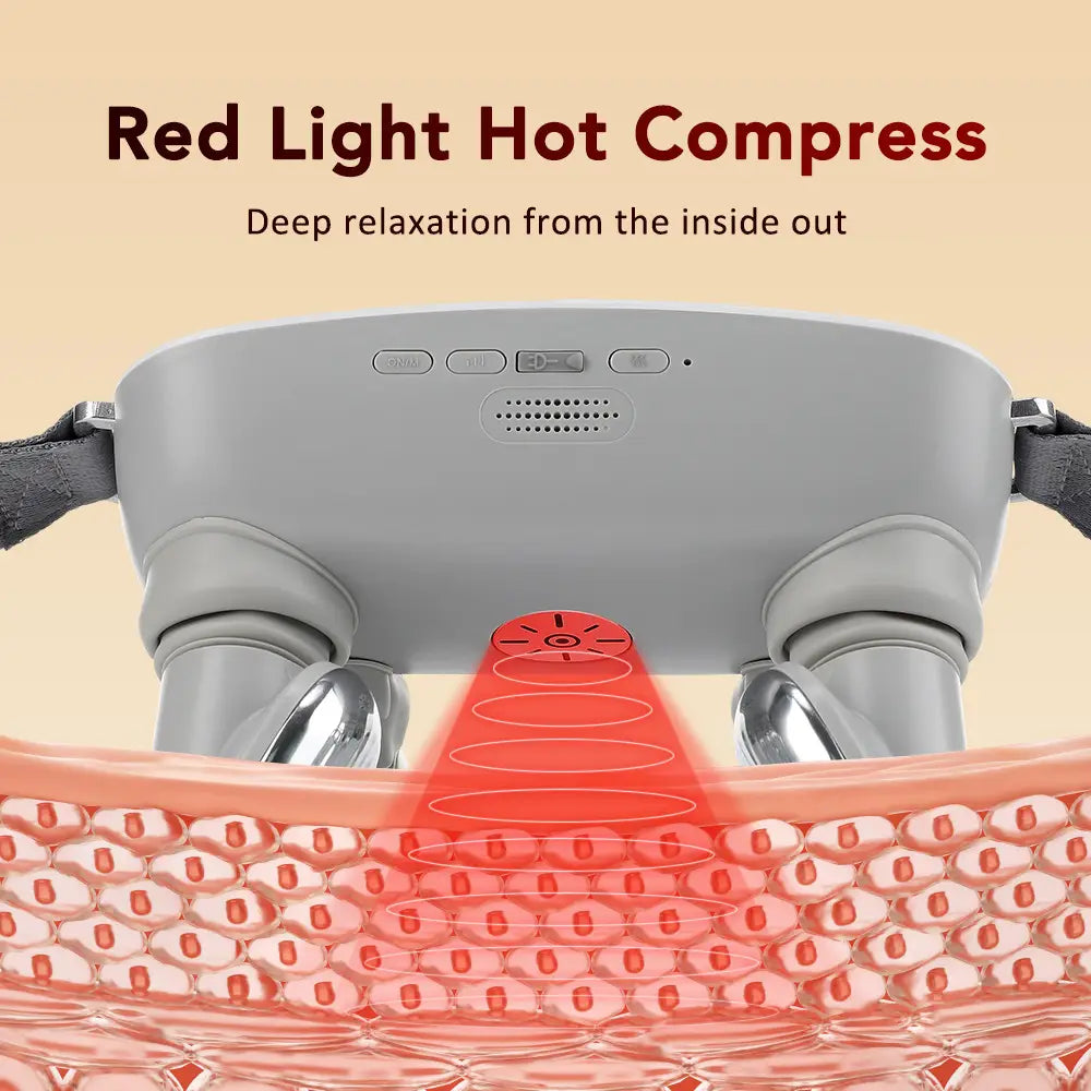 Rechargeable Home Intelligent Voice Hot Compress Dredge Massage Device