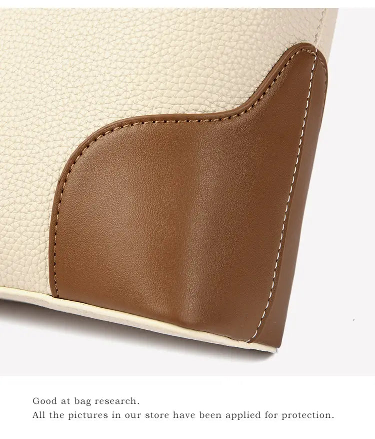 Versatile Retro Minimalist Crossbody Bag in Polyester with Sandwiched Pocket