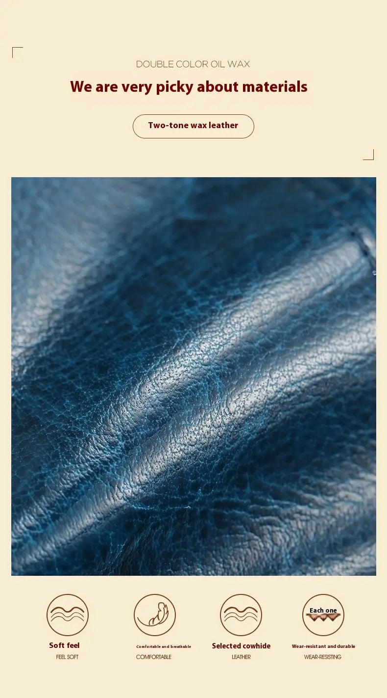 Sparán na mBan leathair gorm le sliotán cárta frith-ghoid agus líneáil poileistir