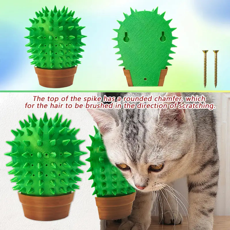 Cactus -kissan raaputuslevyn kestävä naarmuuntimen kissoille 9x4x11cm