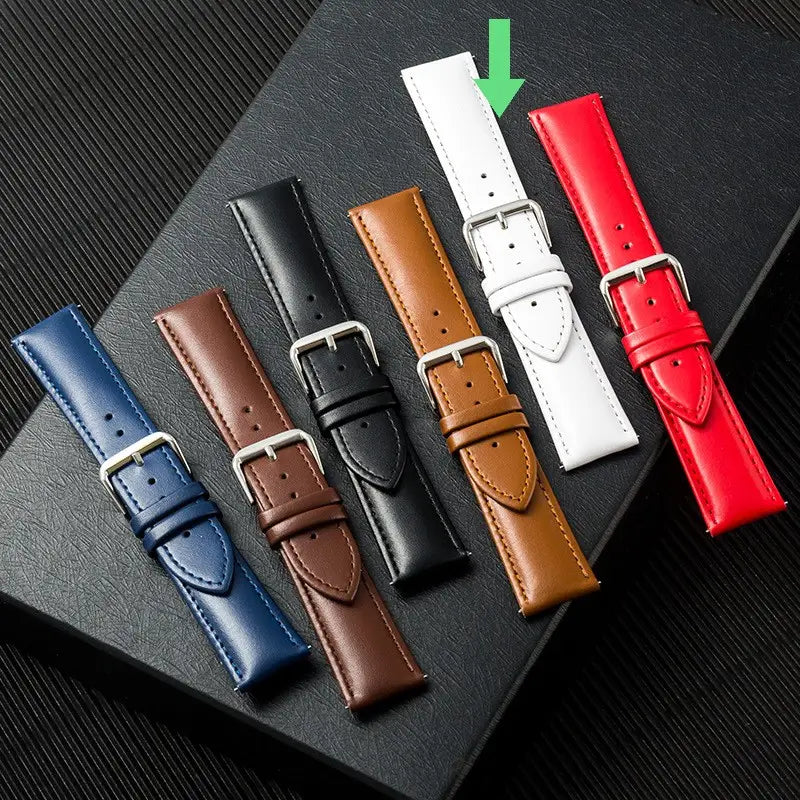 Strap Plain Bamboo Groove Leather