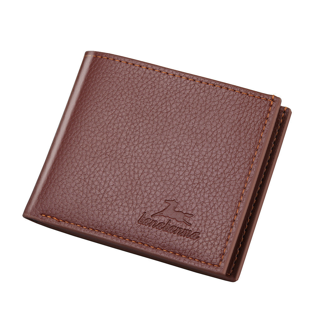 Bag Haircut Short Men’s Wallet - Bag Haircut Wallet Where Style Meets Leather Fun