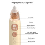 Baby Nasal Aspirator Electric Household Nasal Suction Device Removable Cleaning Three-gear Suction For Multi-age Babies