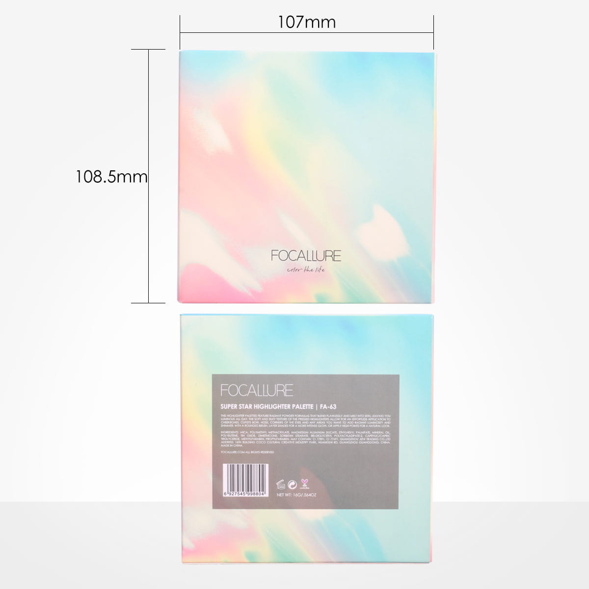 Xingx Highlighting Powder FA63 Universal Skin Tone for Festivals and Makeup