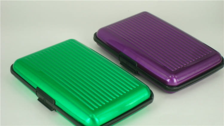 Aluminum Alloy Storage Box with Stripes for Home Organization in the United States