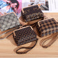 Wallet Women’s Fashion Wrist Strap Short - Chic Wallet for Women Perfectly Short and Plaid