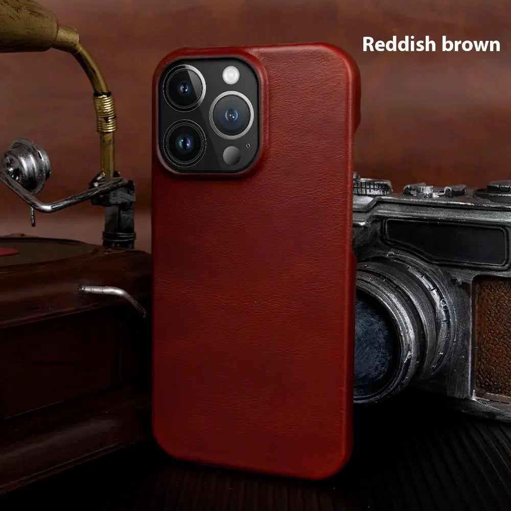 Apple 15 telefon komórkowy skórzana obudowa antyprzepuszczalna oryginalna okładka ochronna