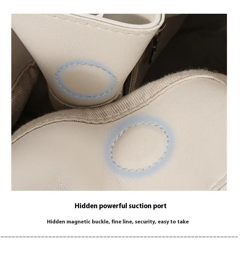 Fashion Shoulder Armpit Cowhide Bag with Stitching