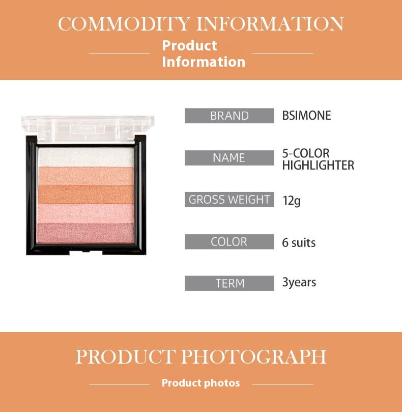 Natural Eye Shadow Plate Six Universal Shades Long Lasting Makeup Palette