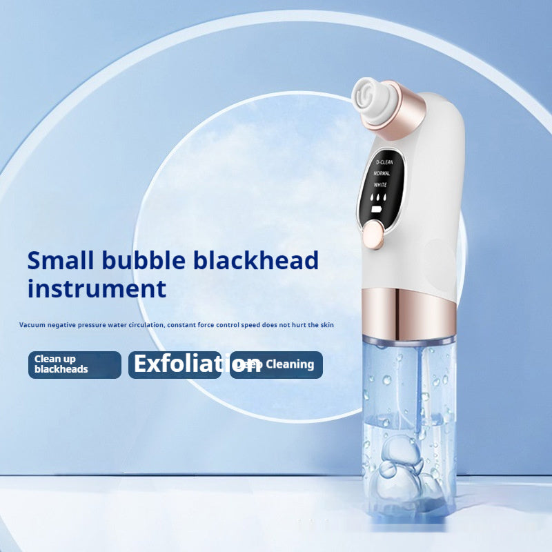 White Small Bubble Blackhead Apparatus for Household Pore Cleaning and Oxygen Injection - Say Goodbye to Pores