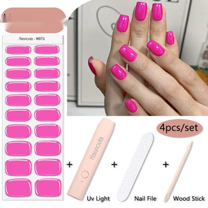 Female Nail Stickers Set with Light Machine for CHF and United States - US united states chf nail stickers