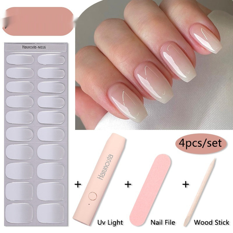 Female Nail Stickers Set with Light Machine for CHF and United States - US united states chf nail stickers