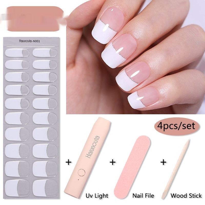 Female Nail Stickers Set with Light Machine for CHF and United States - US united states chf nail stickers