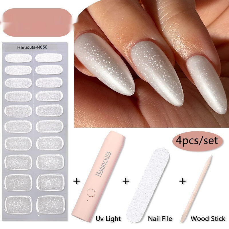 Female Nail Stickers Set with Light Machine for CHF and United States - US united states chf nail stickers