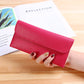 Female PU Leather Card Holder with Cash and Passport Pocket for United States Markets - Wide Witty 5cm Women’s Bag All