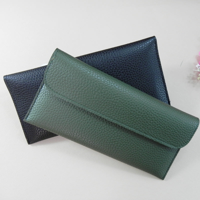 Female PU Leather Card Holder with Cash and Passport Pocket for United States Markets - Wide Witty 5cm Women’s Bag All