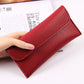 Female PU Leather Card Holder with Cash and Passport Pocket for United States Markets - Wide Witty 5cm Women’s Bag All